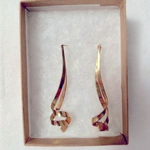 Gold earrings